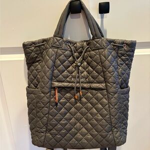 MZ Wallace Metro Convertible backpack in Magnet